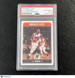 2017-18 NBA Hoops #206 TJ WARREN Signed Card AUTO PSA Slabbed Suns