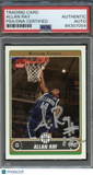 2006-07 Topps #256 Allan Ray Signed Card AUTO PSA/DNA Slabbed RC Rookie