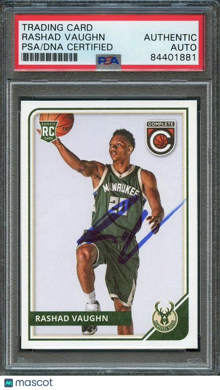 2015-16 Panini Complete #299 Rashad Vaughn Signed Card AUTO PSA Slabbed RC Rooki