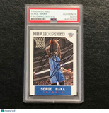 2015-16 NBA Hoops #168 Serge Ibaka Signed Card AUTO PSA Slabbed