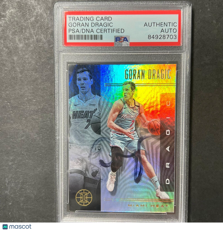 2019-20 Panini Illusions #70 Goran Dragic Signed Card AUTO PSA/DNA Slabbed Heat