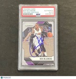2016-17 Panini Prizm #116 Ben McLemore Signed Card AUTO PSA Slabbed Kings