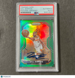 2020-21 Panini Prizm #79 Will Barton Signed Card AUTO PSA Slabbed Nuggets