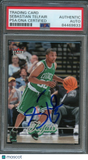 2007-08 Fleer Ultra #11 Sebastian Telfair Signed Card AUTO PSA/DNA Slabbed Bosto