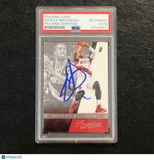2014-15 Panini Prestige #143 Wesley Matthews Signed Card AUTO PSA Slabbed Trail
