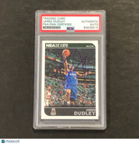 2014-15 NBA Hoops #166 Jared Dudley Signed Card AUTO PSA Slabbed Bucks