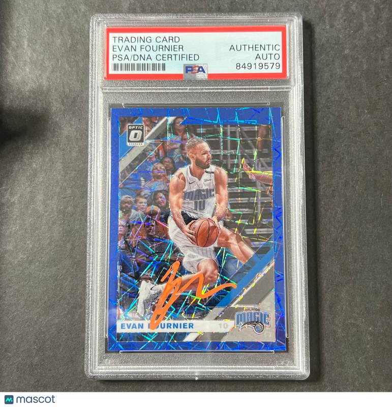 2019-20 Panini Optic #15 Evan Fournier Signed Card AUTO PSA Slabbed Magic