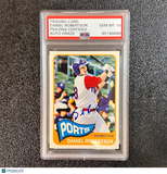 2014 Topps Heritage #71 Daniel Robertson Signed Card PSA Auto 10 Slabbed Athleti