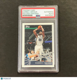 2009 Topps #140 Darrell Arthur Signed Card AUTO PSA Slabbed Grizzlies