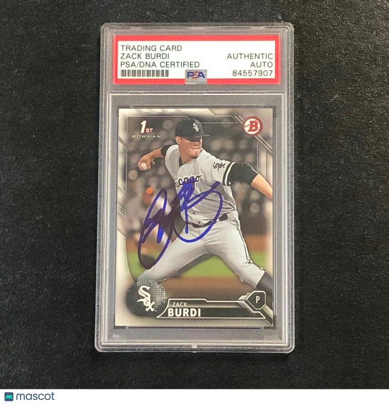2016 Bowman Draft #BD-112 Zack Burdi Signed Card PSA Slabbed Auto White Sox