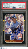 1987 Donruss #351 Ron Kittle Signed Card PSA Slabbed Auto Yankees