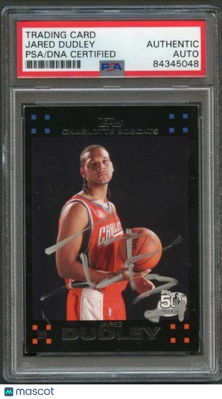 2007-08 Topps #132 Jared Dudley Signed Card AUTO PSA Slabbed RC Bobcats
