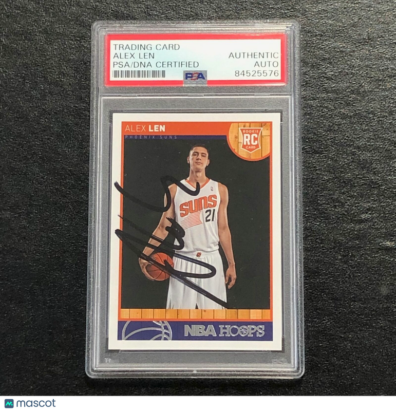 2013-14 NBA Hoops #265 Alex Len Signed Card AUTO PSA Slabbed RC Suns