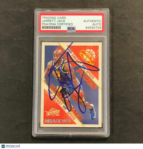 2013-14 NBA Hoops Spark Plugs #24 Jarrett Jack Signed Card AUTO PSA Slabbed Cava