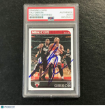 2014-15 NBA Hoops #25 Taj Gibson Signed Card AUTO PSA Slabbed Bulls