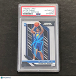 2018-19 Panini Prizm #212 Jacob Evans Signed Rookie Card AUTO PSA Slabbed RC War