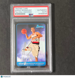 2006-07 Bowman Chrome #118 Sergio Rodriguez Signed Card AUTO PSA Slabbed Trail B