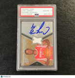 2007-08 SPx Freshman Orientation #CL Carl Landry Signed Relic Card AUTO 10 PSA/D