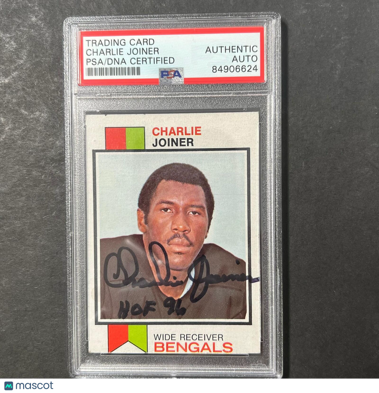 1973 Topps #467 Charlie Joiner Signed Card PSA AUTO Slabbed Bengals