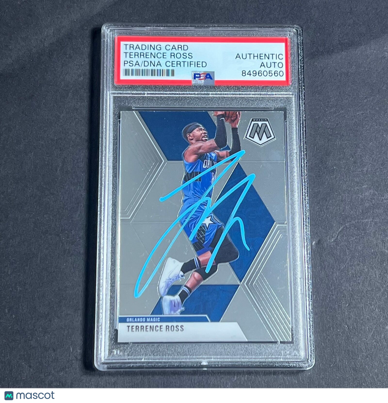 2019-20 Panini Mosaic #52 Terrence Ross Signed Card Auto PSA Slabbed Magic
