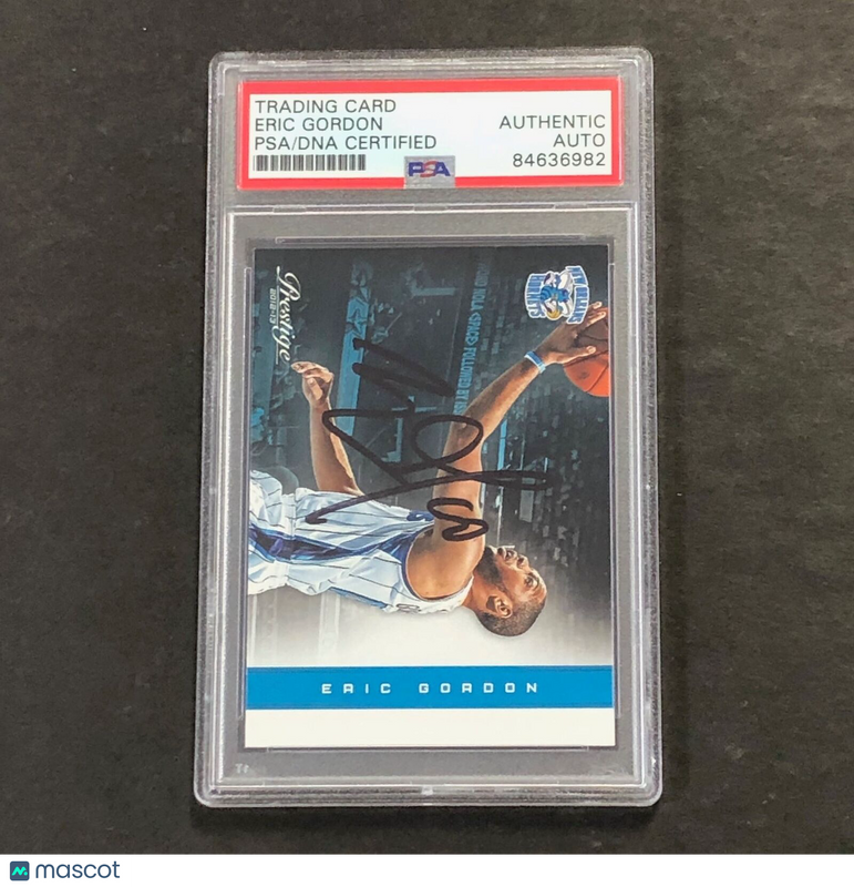 2012-13 Panini Prestige #58 Eric Gordon Signed Card AUTO PSA Slabbed Hornets