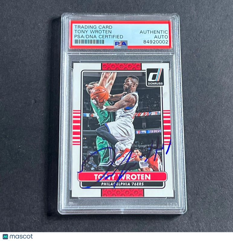2014-15 Panini Donruss #130 Tony Wroten Signed Card AUTO PSA Slabbed 76ers