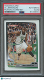 2005-06 Topps Total #59 Al Jefferson Signed Card AUTO PSA Slabbed Celtics