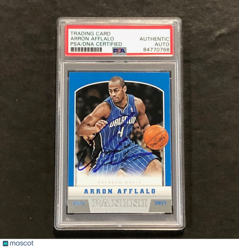 2012-13 Panini Basketball #16 Arron Afflalo Signed Card AUTO PSA/DNA Slabbed Mag