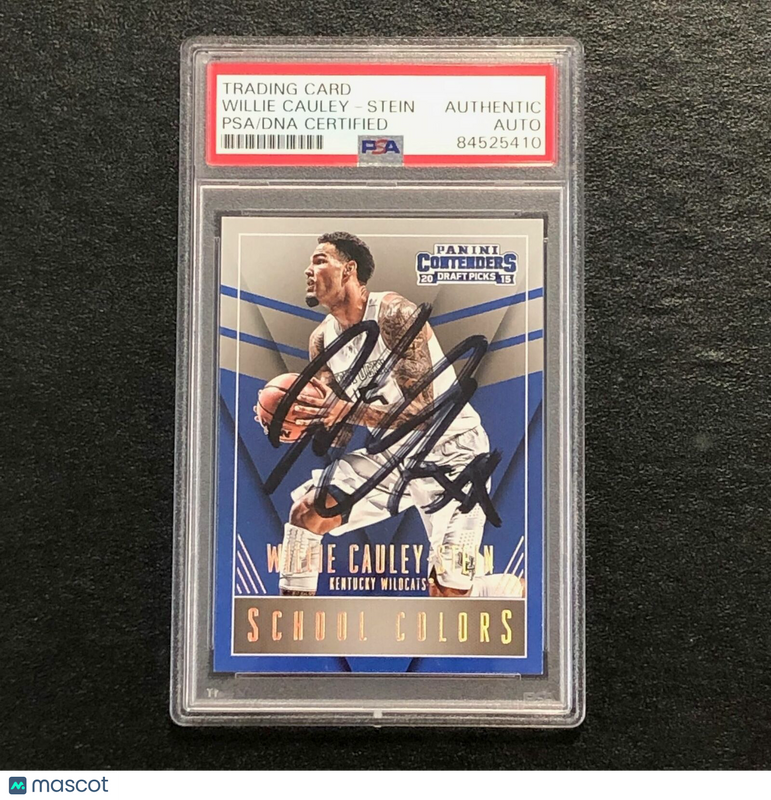 2015-16 Contenders Draft Picks #50 Willie Cauley-Stein Signed Card AUTO PSA Slab