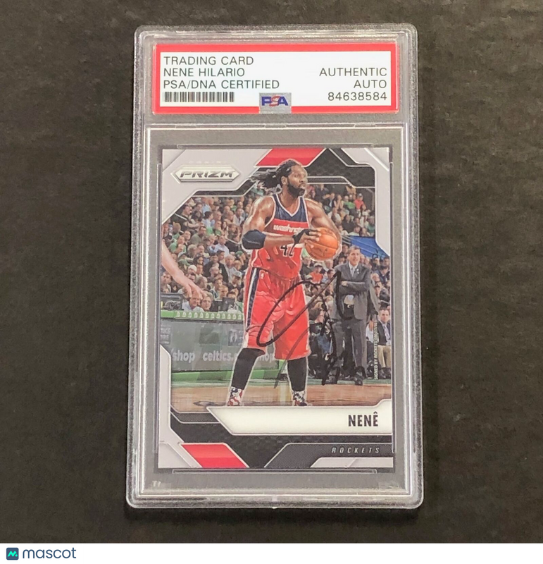 2016-17 Panini Prizm #227 Nene Signed AUTO PSA Slabbed Wizards