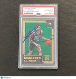 2015-16 NBA Hoops #271 RJ Hunter Signed Card AUTO PSA Slabbed RC Celtics