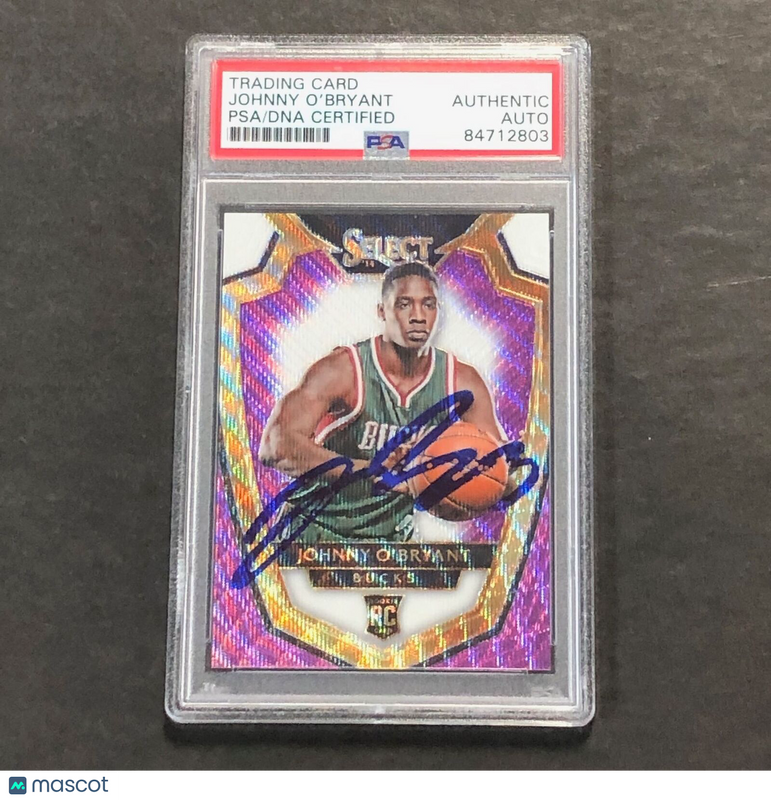 2014-15 Select Panini #189 Johnny O'Bryant Signed Card AUTO PSA/DNA Slabbed RC B