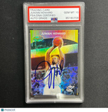 2001 Topps #19 Juwan Howard Signed Card AUTO 10 PSA/DNA Slabbed Wizards