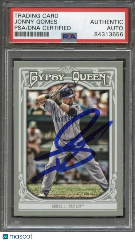 2013 Topps Gypsy Queen #274 Jonny Gomes Signed Card PSA Slabbed Auto