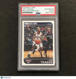 2014-15 Panini NBA Hoops #21 Jeff Teague Signed Card PSA Slabbed Hawks