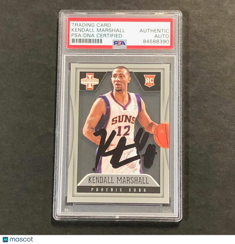 2012-13 Innovation Basketball #173 Kendall Marshall Signed Card AUTO PSA Slabbed