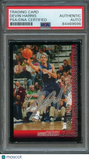 2005-06 Bowman #107 Devin Harris Signed Card AUTO PSA Slabbed
