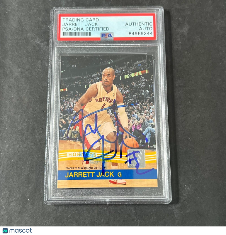2010-11 Donruss #33 Jarrett Jack Signed Card AUTO PSA Slabbed Hornets'