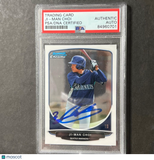2013 Bowman Chrome #BCP9 Ji-Man Choi Signed Card PSA Slabbed AUTO Mariners