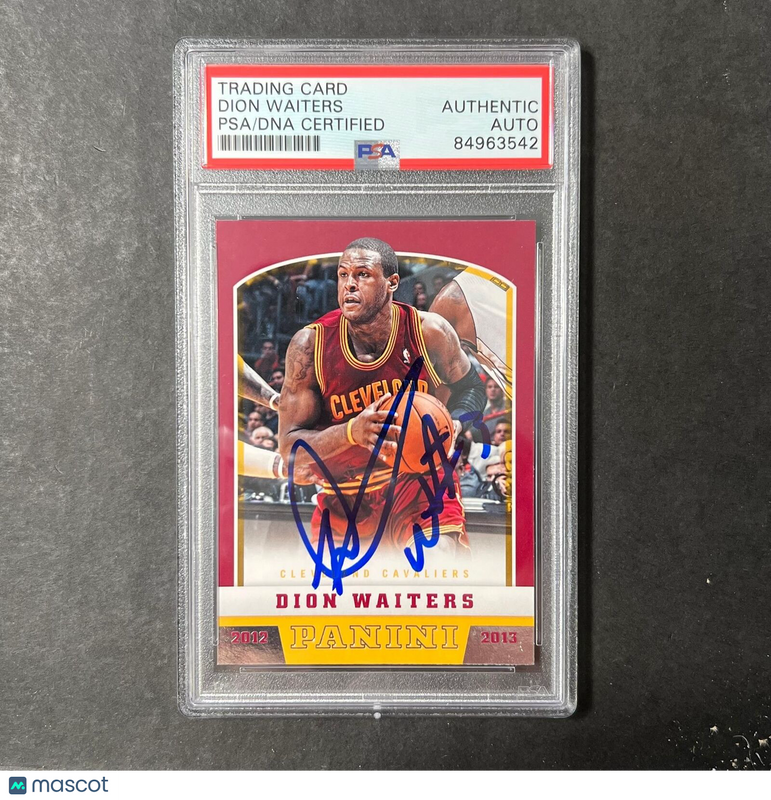 2012-13 Panini #203 Dion Waiters Signed Card AUTO PSA Slabbed Cavaliers