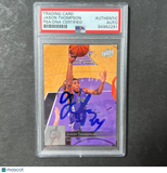 2009-10 Upper Deck #170 Jason Thompson Signed Card AUTO PSA Slabbed Kings