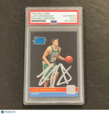 2010-11 Panini Donruss #261 Luke Harangody Signed Card AUTO PSA Slabbed Celtics