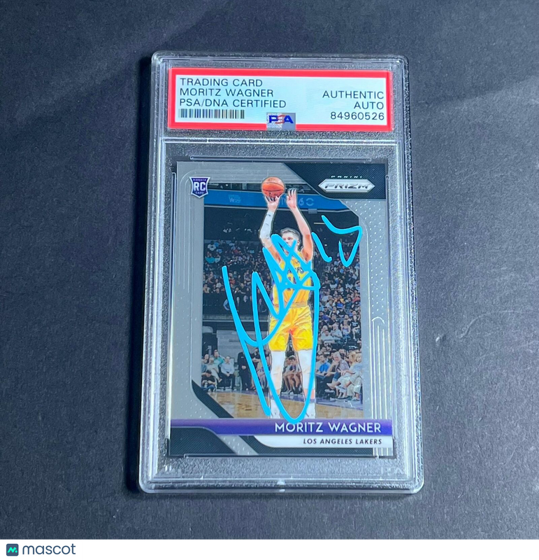 2018-19 Panini Prizm #284 Moritz Wagner Signed Card Auto PSA Slabbed  Lakers
