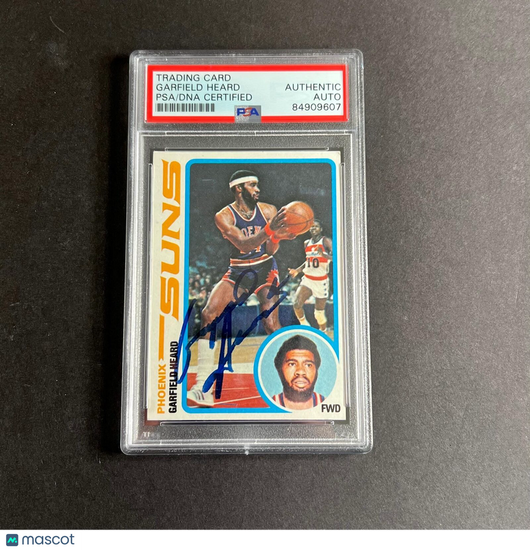 1978-79 Topps #54 Garfield Heard Signed Card Auto PSA Slabbed Suns