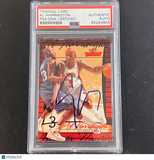 2004-05 Fleer #33 Al Harrington Signed Card AUTO PSA Slabbed Hawks