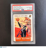 2015-16 NBA Hoops #36 Mirza Teletovic Signed Card AUTO PSA Slabbed Suns