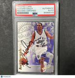 1997 Fleer Howard Eisley Signed Card PSA Slabbed Jazz