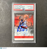 2011-12 Panini Prestige #98 Wesley Matthews Signed Card PSA Slabbed