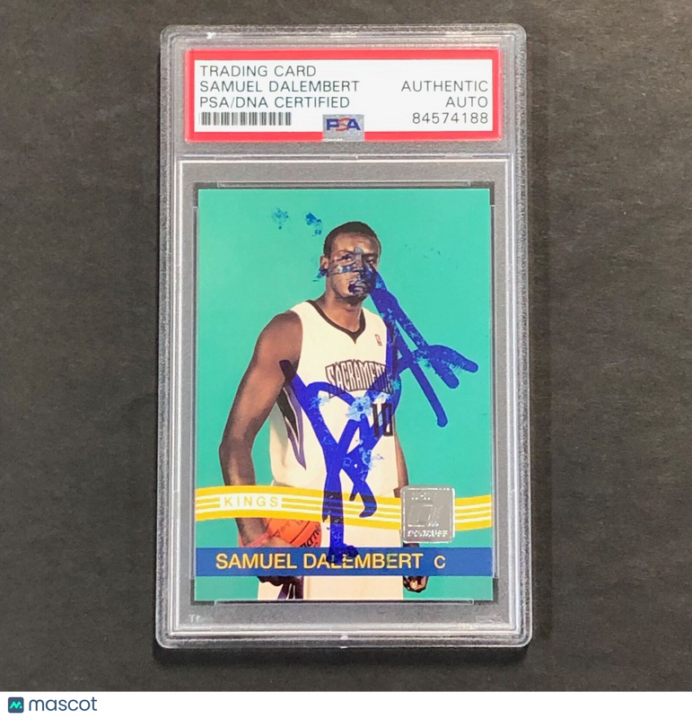 2010-11 Donruss #225 Samuel Dalembert Signed Card AUTO PSA Slabbed Kings