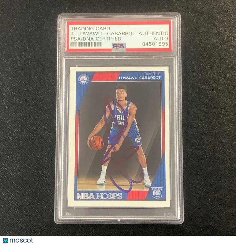2016-17 NBA Hoops #280 Timothe Luwawu-Cabarrot Signed Card AUTO PSA Slabbed RC 7